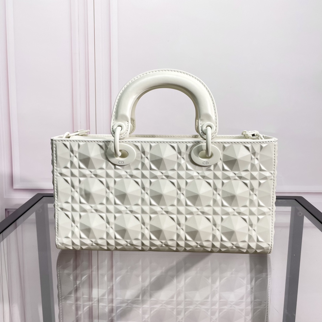 [TOP] Christian Dior Lady D-Joy Bag Diamonds Motif 26x6x14cm - 2 Color
