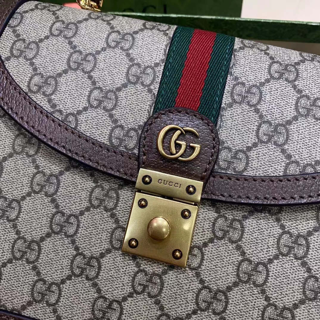 [TOP] GUCCI Ophidia Small Top Handle Bag 25X17.5X7 cm