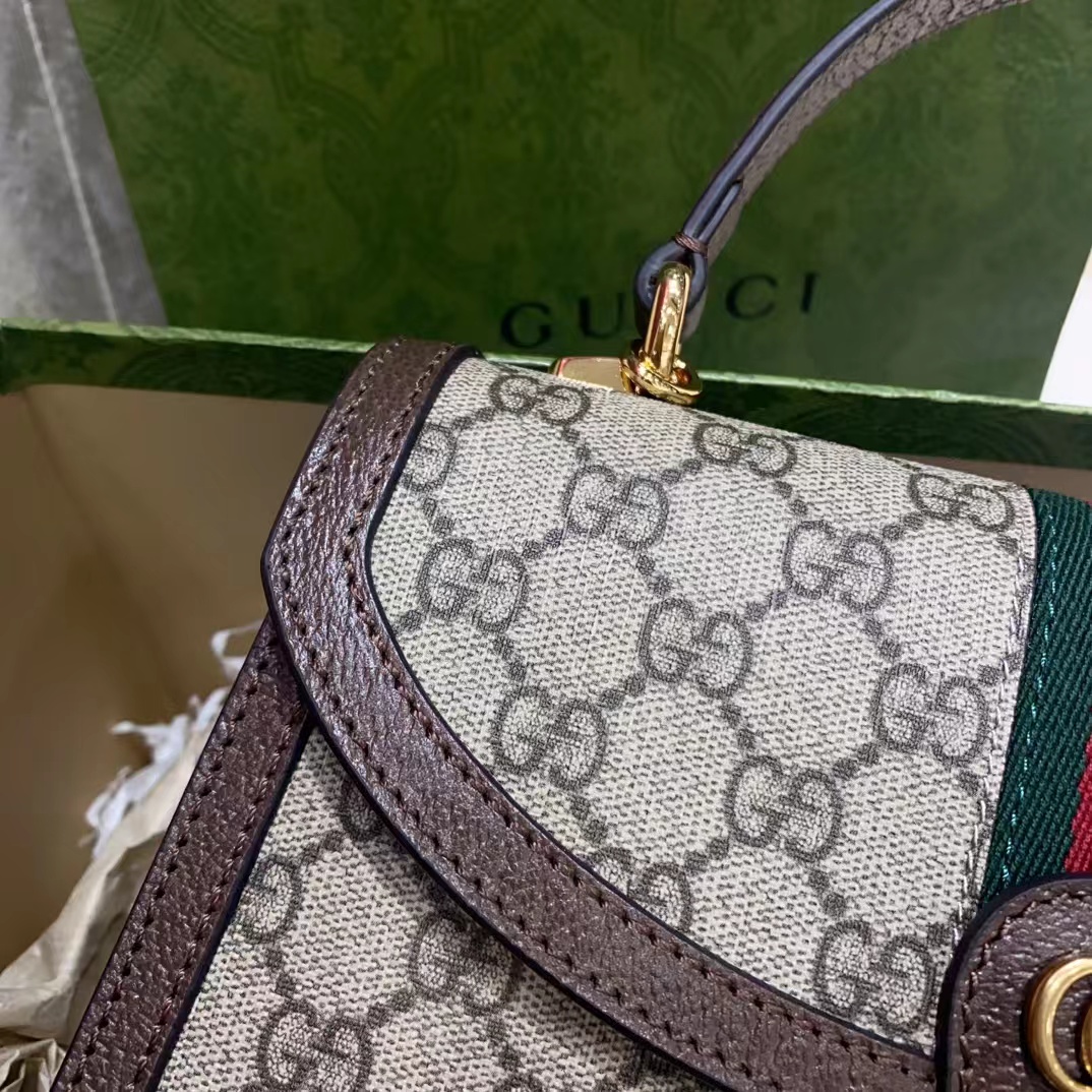 [TOP] GUCCI Ophidia Small Top Handle Bag 25X17.5X7 cm