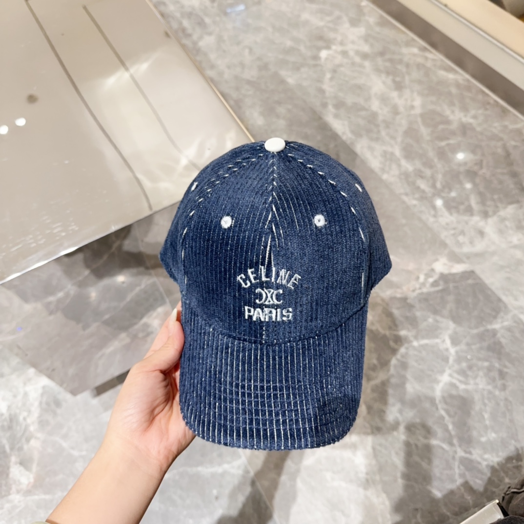 [TOP] CELINE Baseball Cap - 2 Colors