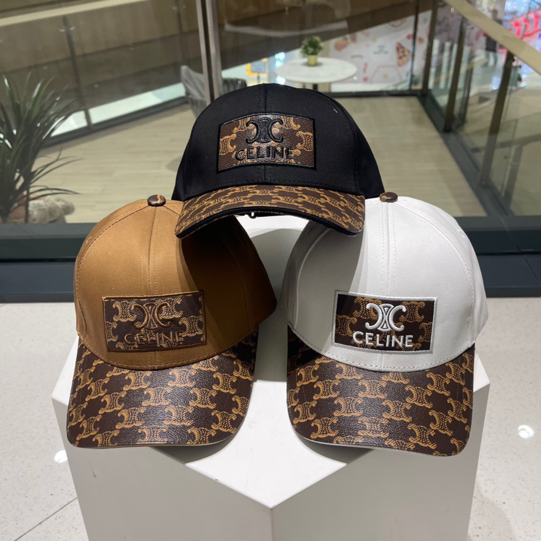 [TOP] CELINE Baseball Cap - 3 Colour