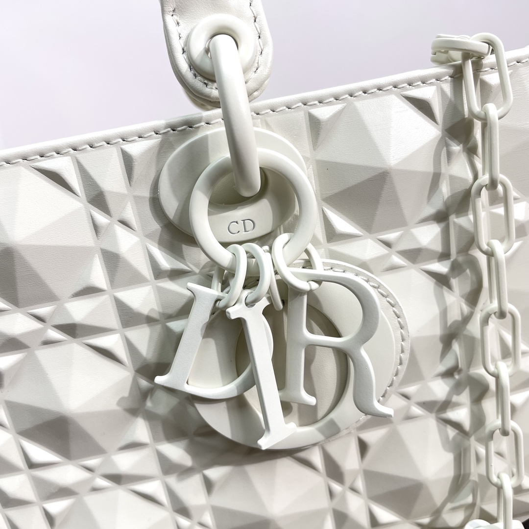[TOP] Christian Dior Lady D-Joy Bag Diamonds Motif 26x6x14cm - 2 Color