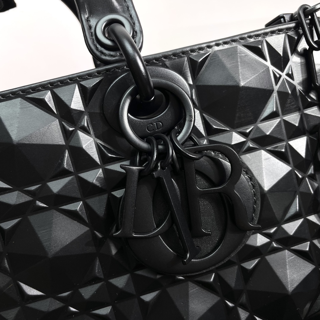 [TOP] Christian Dior Lady D-Joy Bag Diamonds Motif 26x6x14cm - 2 Color