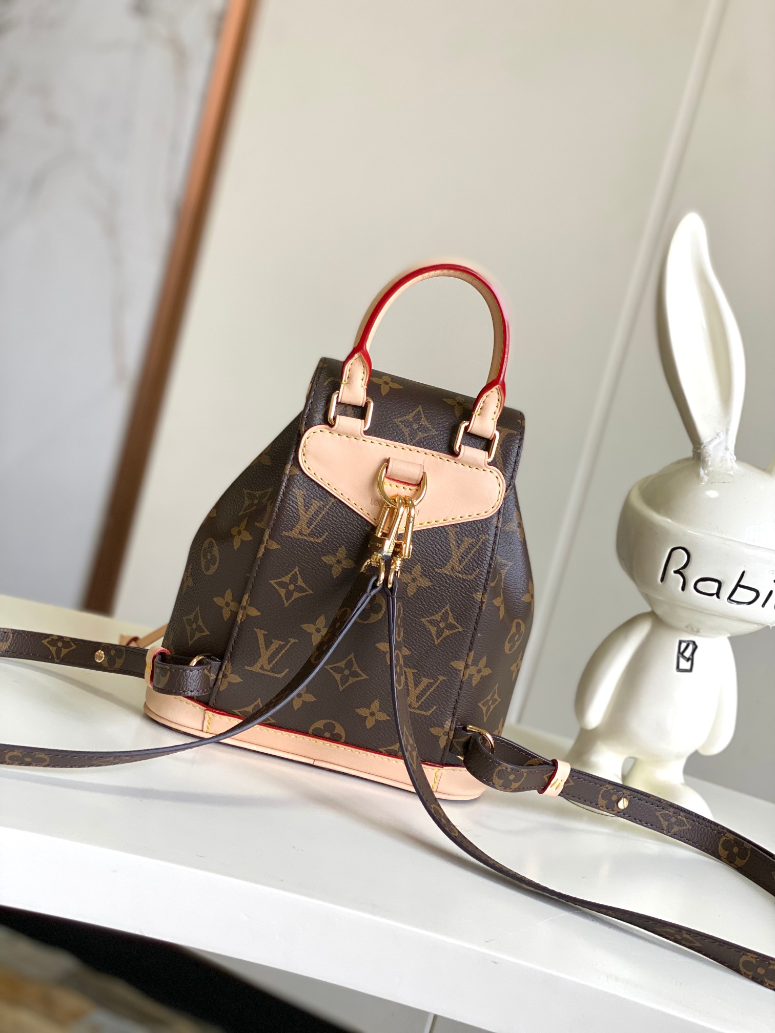 [TOP] Louis Vuitton LV Montsouris Backpack Mini/PM 24x25x12cm/28x30x18cm - Brown