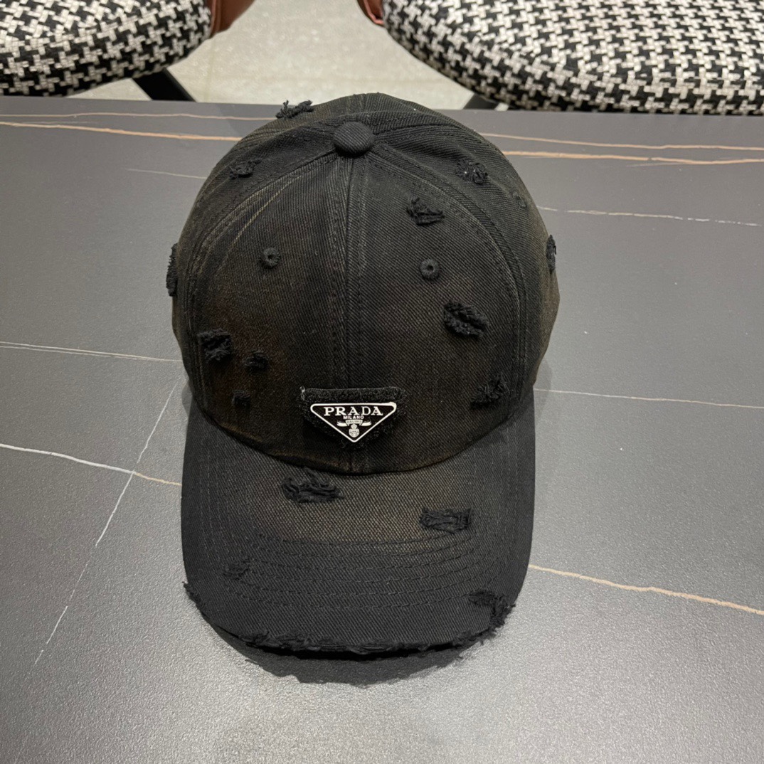 [TOP] PRADA Baseball Cap - 4 Colors