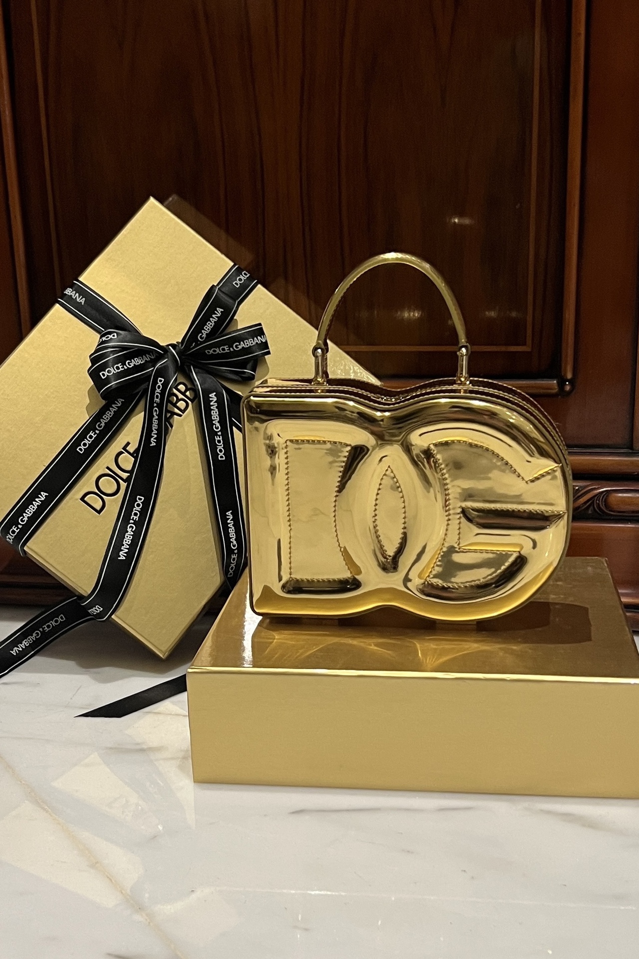 [TOP] Dolce & Gabbana D&G Logo Box Bag 20*15*6.5 - 5 Color