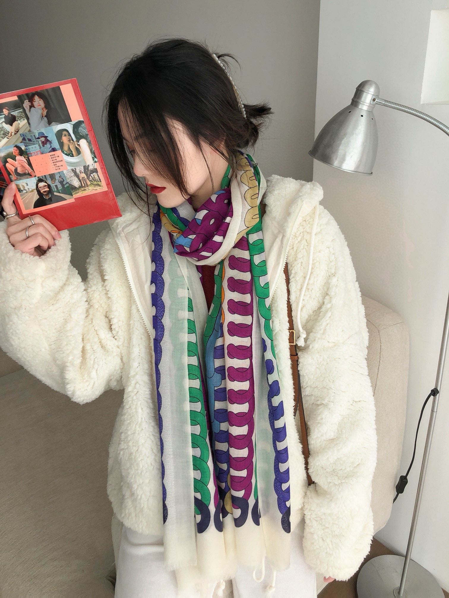 [TOP] Chanel  Scarf 30×180 cm - 2 Colors