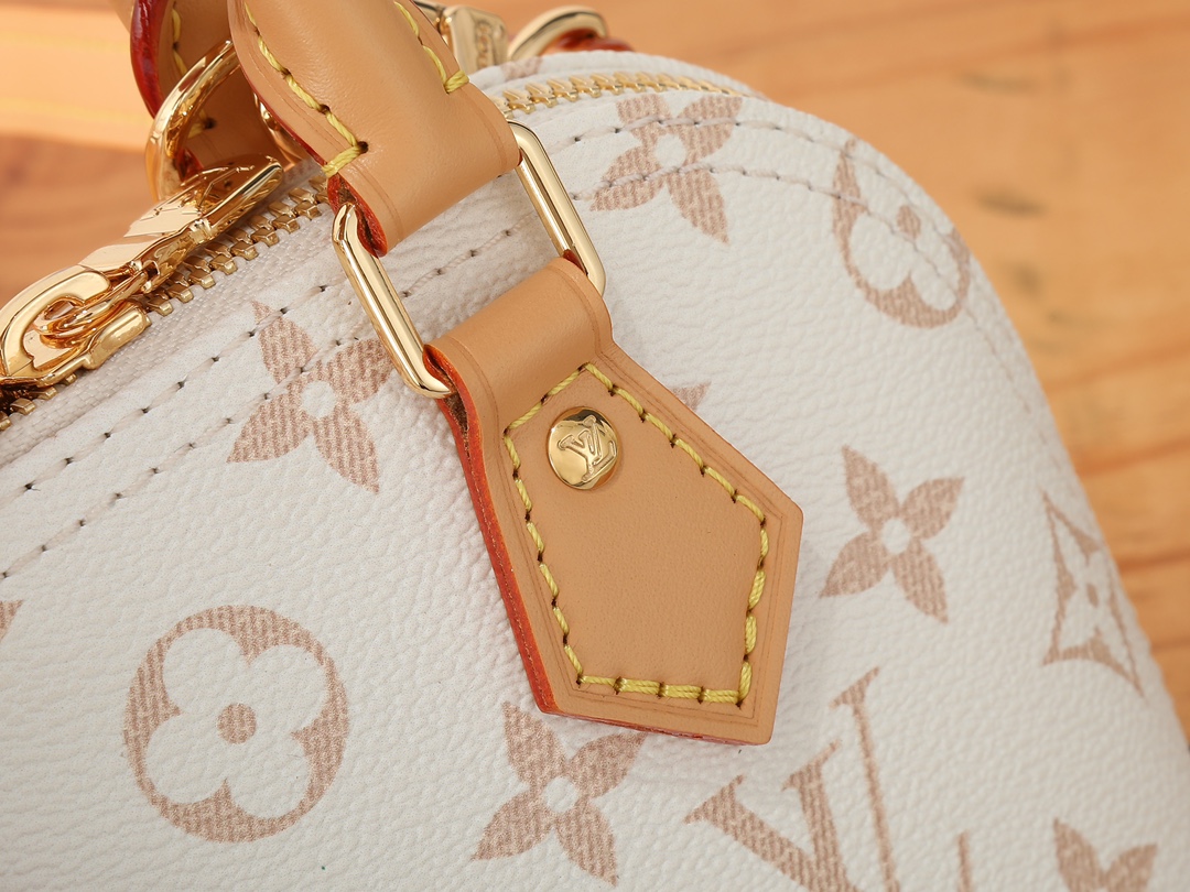 [TOP] Louis Vuitton LV Monogram Dune Alma Nano Bag 18x12x8cm - Beige