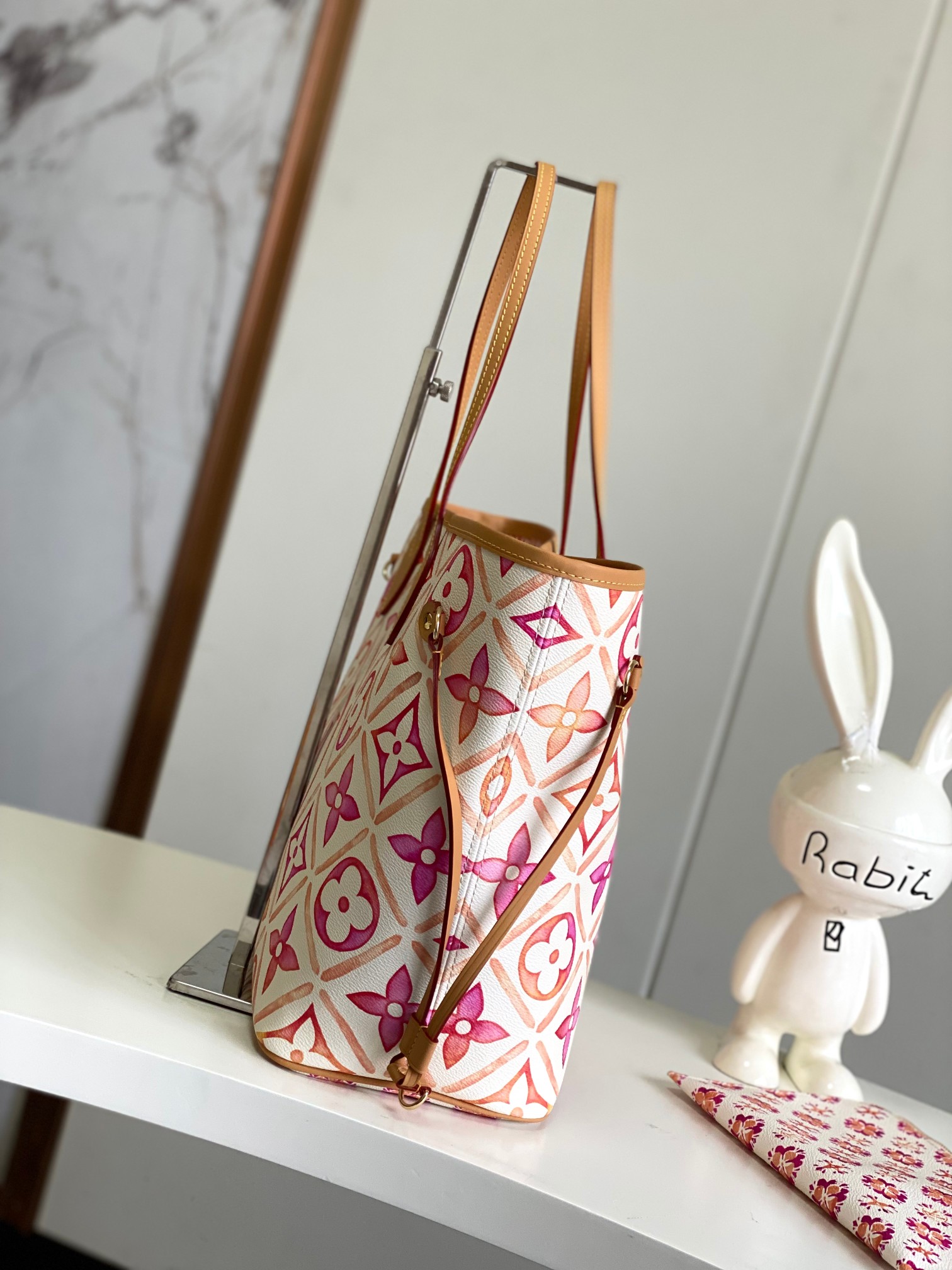 [TOP] Louis Vuitton LV Monogram Tiles Neverful Bag 31x28x14cm - 2 Color