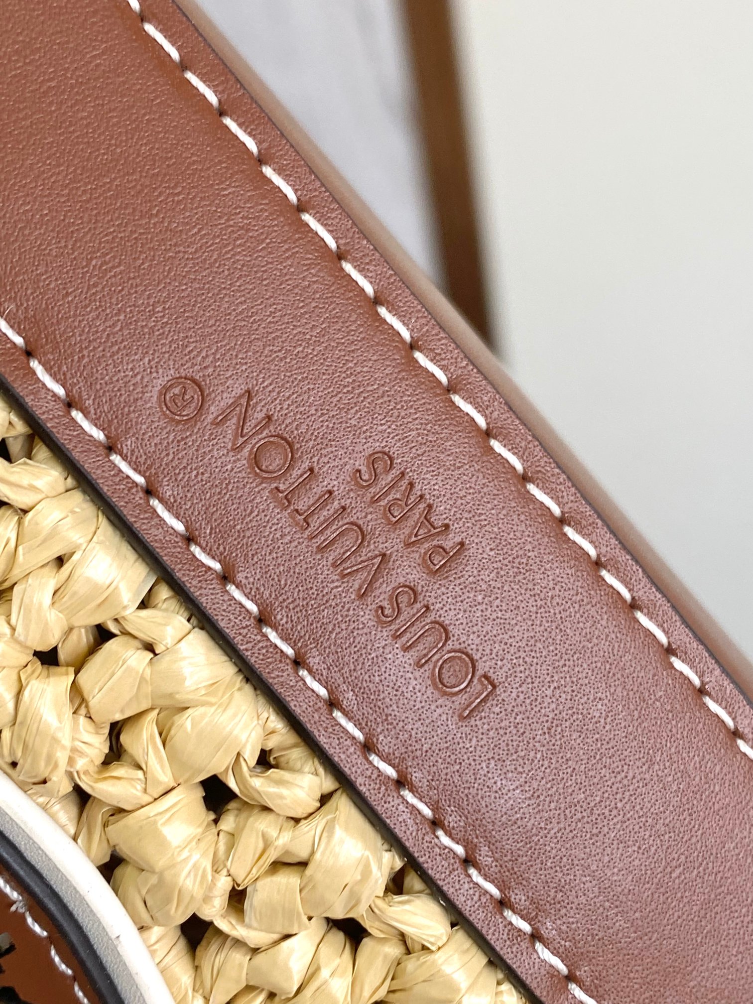 [TOP] Louis Vuitton LV Noe Purse/BB Bag Crocheted Raffia 11.5x12x11.5cm/22x24x15cm - Beige&Brown