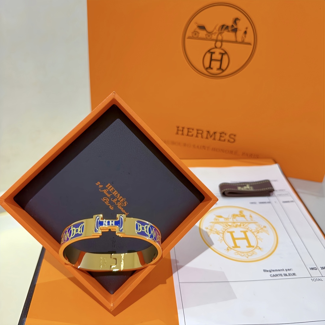 [TOP] HERMES Bracelet-Blue