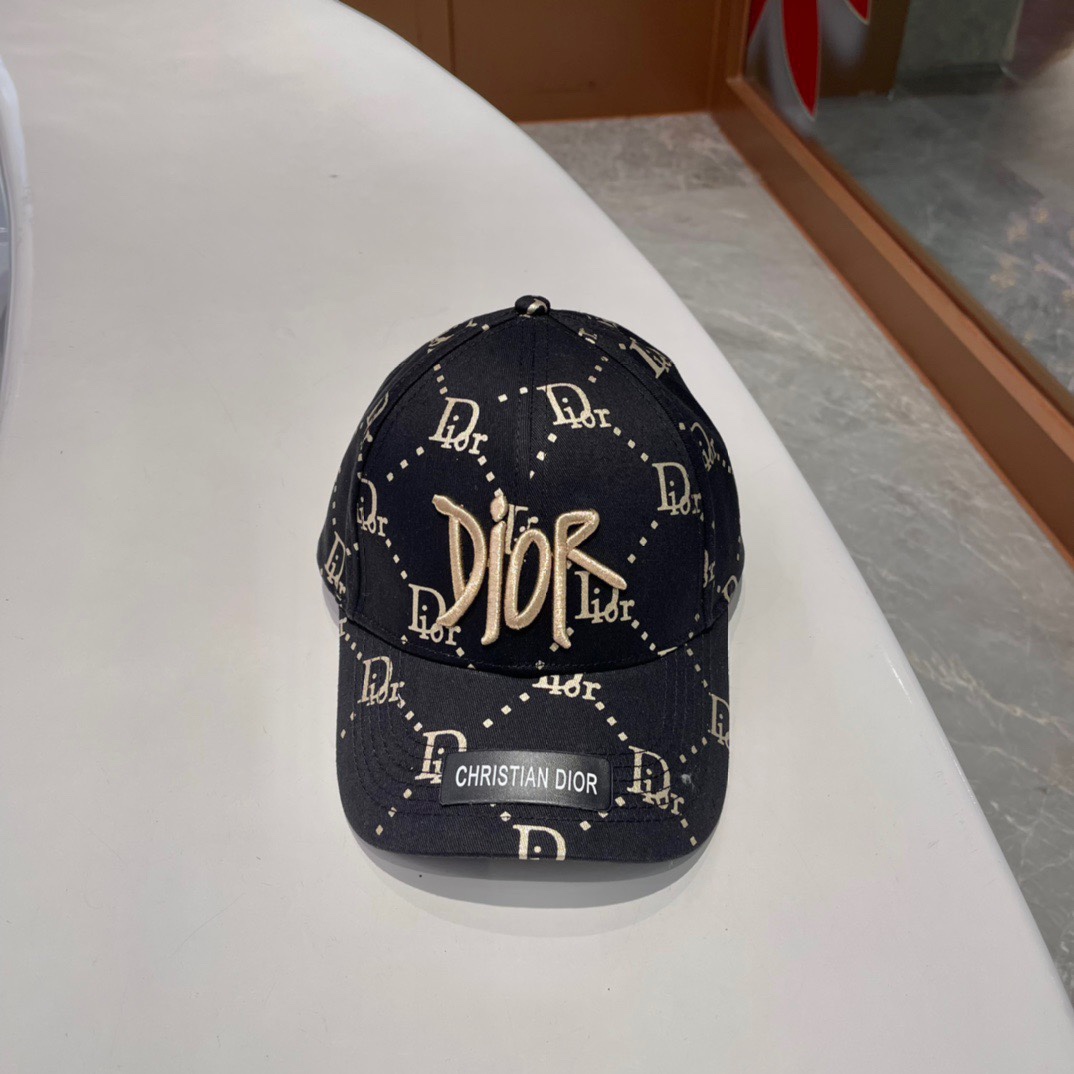 [TOP] Christian Dior Baseball Hat - 2 Colour