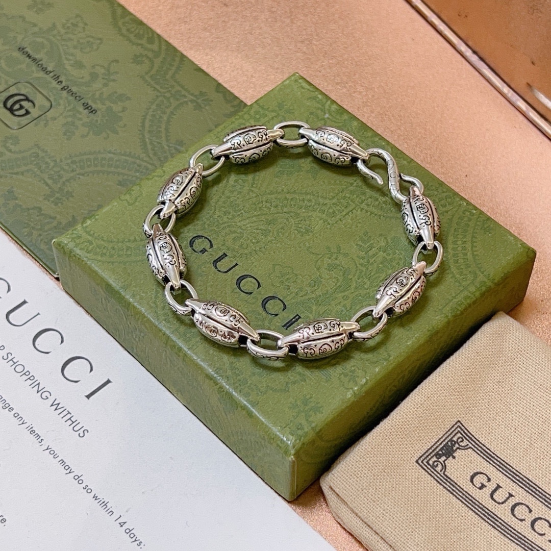 [TOP] GUCCI Bracelet-Sliver