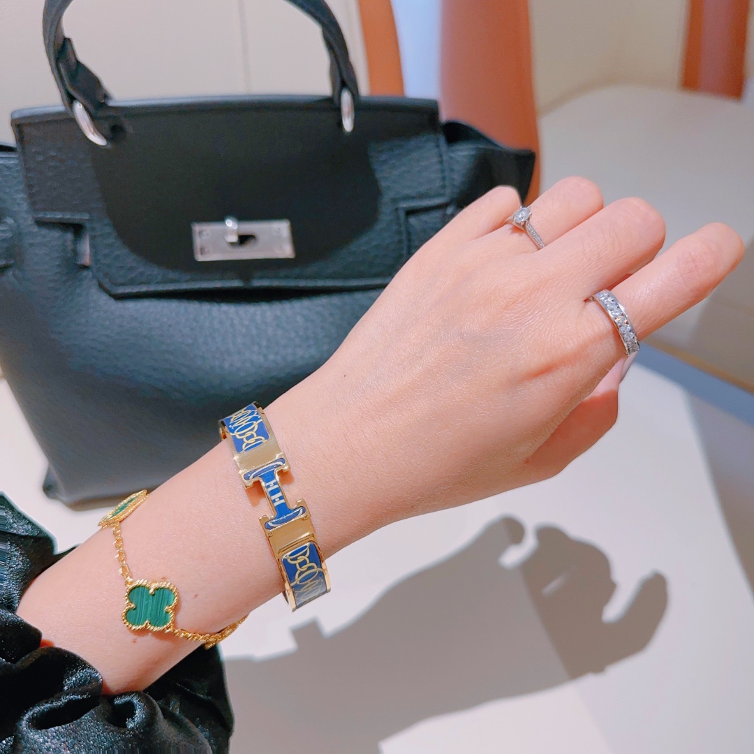 [TOP] HERMES Bracelet-Blue