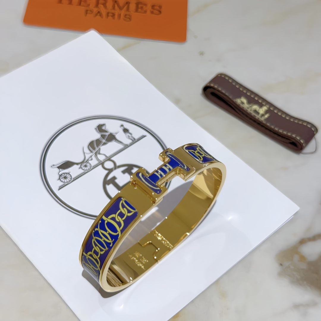 [TOP] HERMES Bracelet-Blue