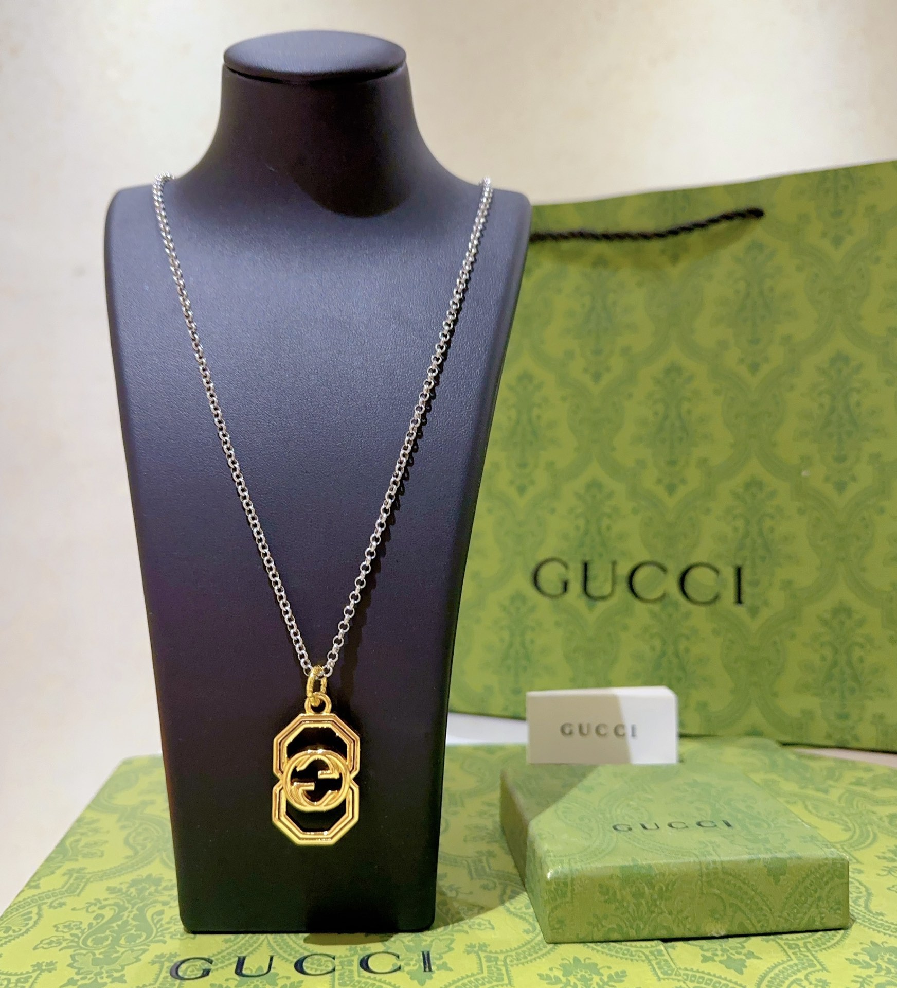 [TOP] GUCCI Anger Forest Long Necklace