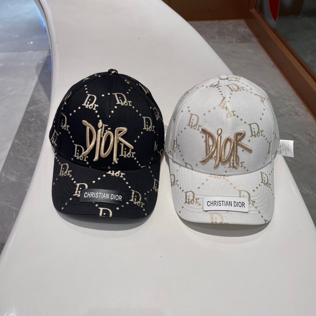 [TOP] Christian Dior Baseball Hat - 2 Colour