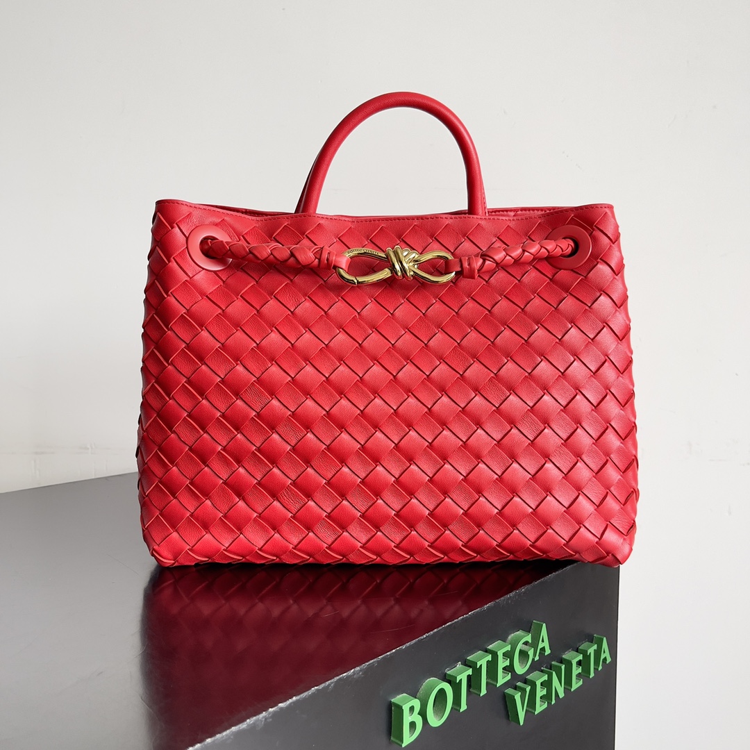 [TOP] Bottega Veneta BV Andiamo Bags Woven Handbags Lambskin