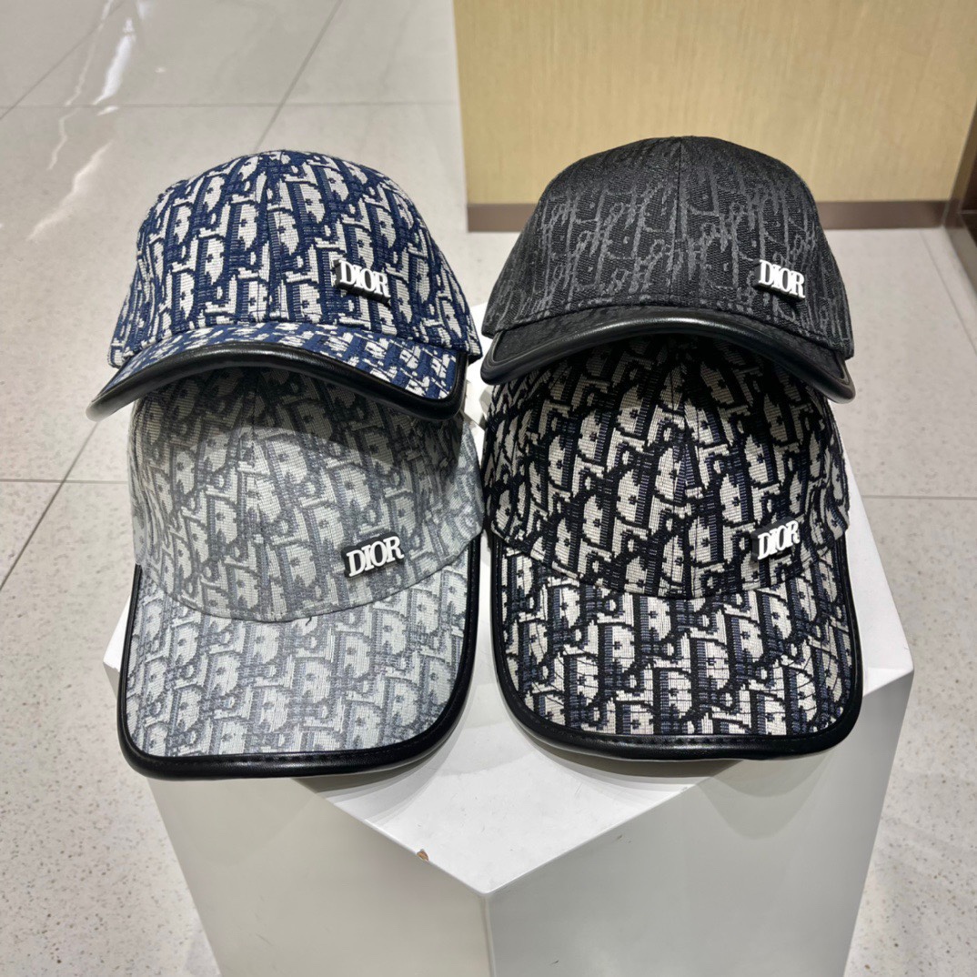 [TOP] Christian Dior Baseball Hat - 4 Colour