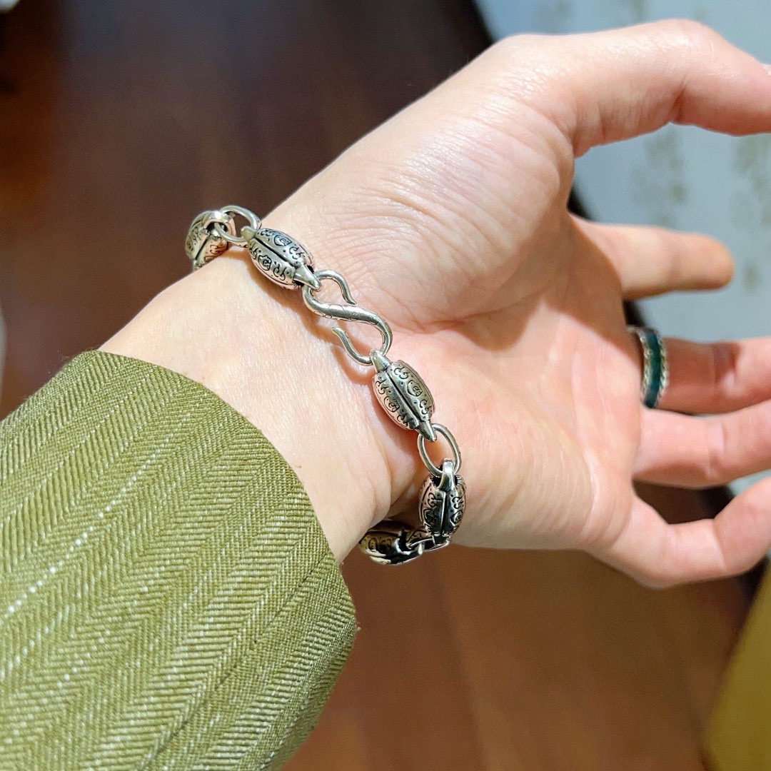 [TOP] GUCCI Bracelet-Sliver