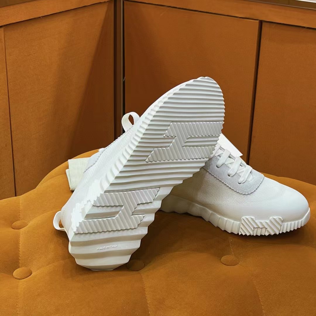 [TOP] HERMES Sneakers - White with 9 Different Logos