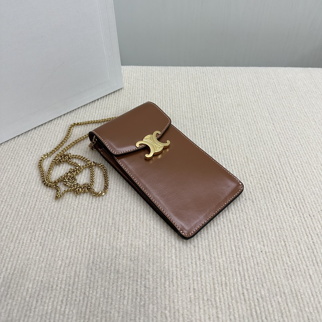 [TOP] CELINE Mobile Phone Bag 10×19×2 cm - 2 Colour