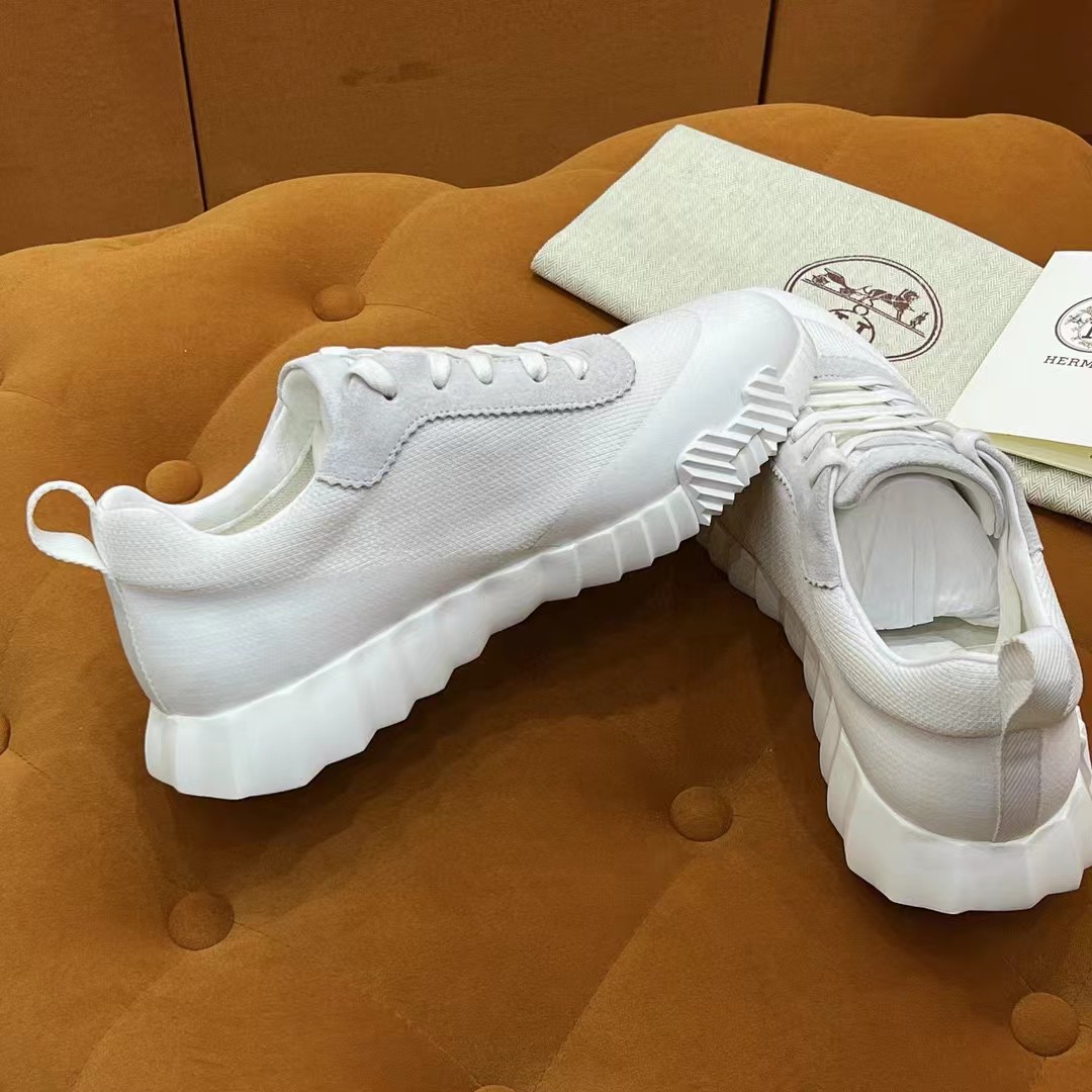 [TOP] HERMES Sneakers - White with 9 Different Logos