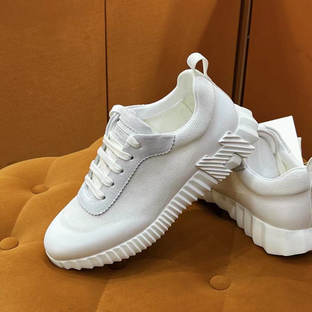 [TOP] HERMES Sneakers - White with 9 Different Logos