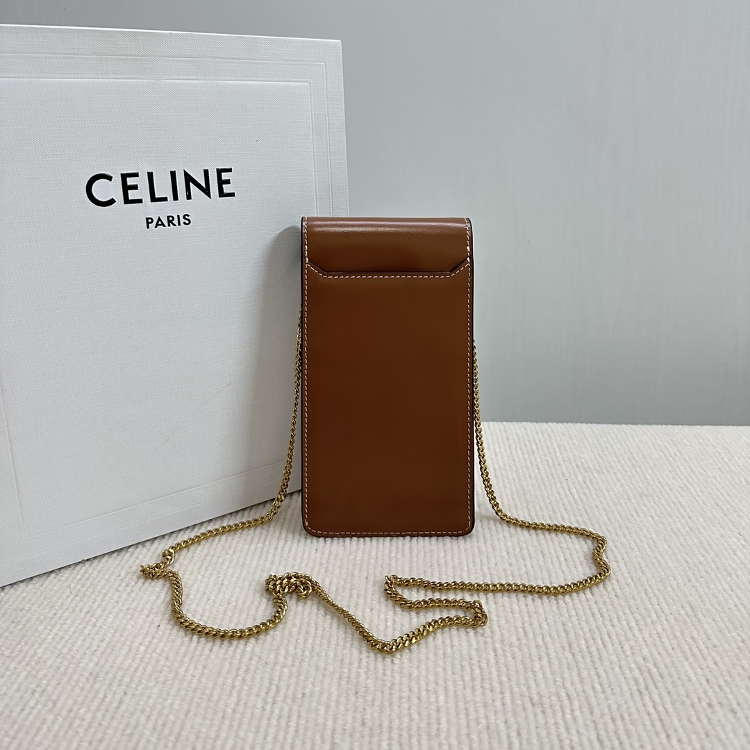 [TOP] CELINE Mobile Phone Bag 10×19×2 cm - 2 Colour