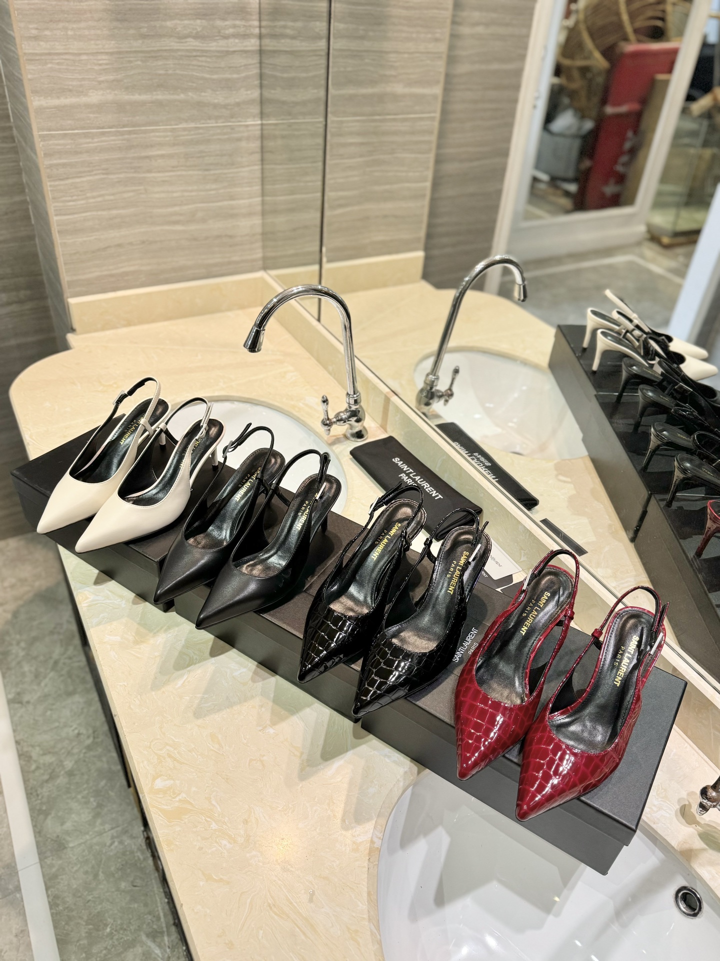 [TOP] Yves Saint Laurent YSL Pumps - 4 Color