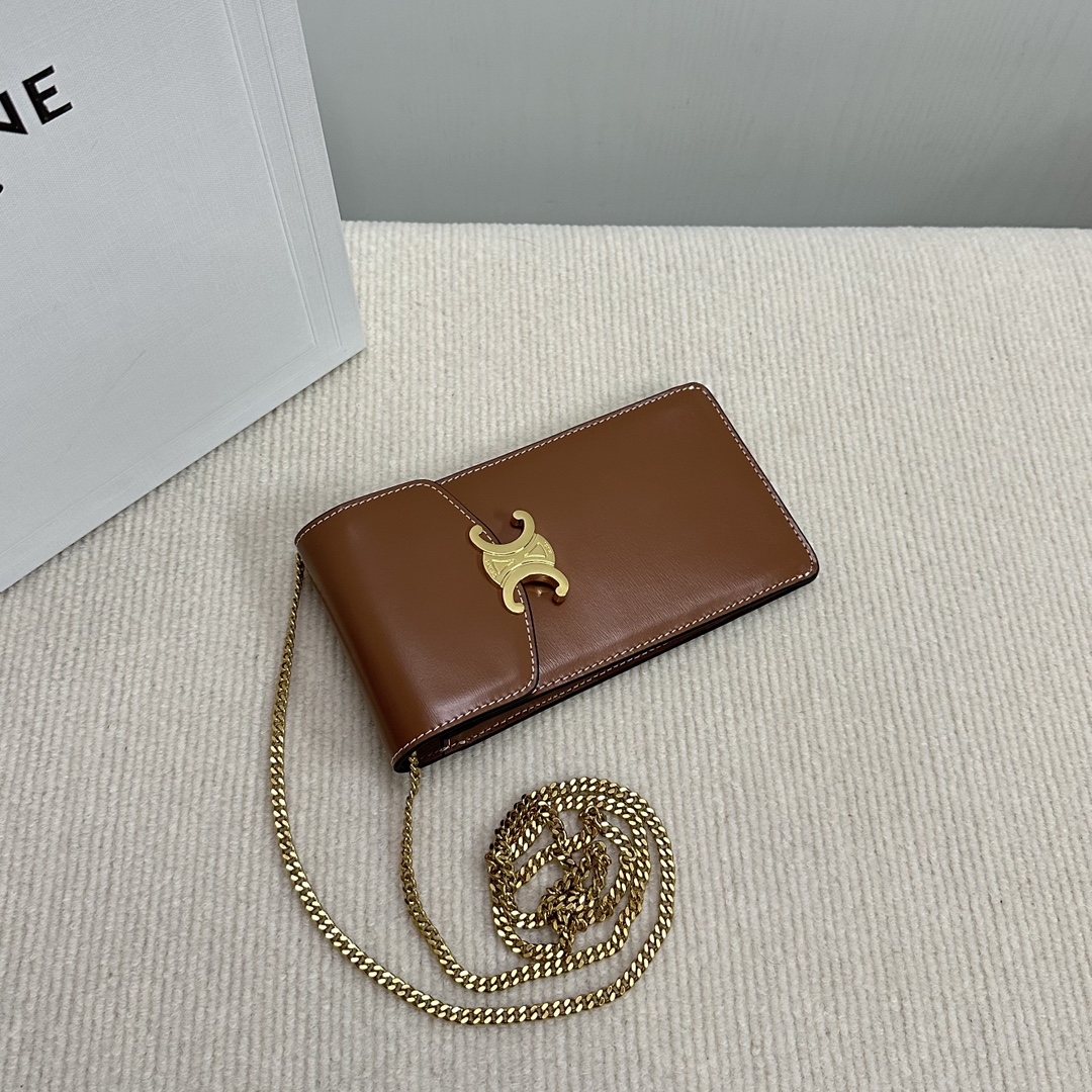 [TOP] CELINE Mobile Phone Bag 10×19×2 cm - 2 Colour