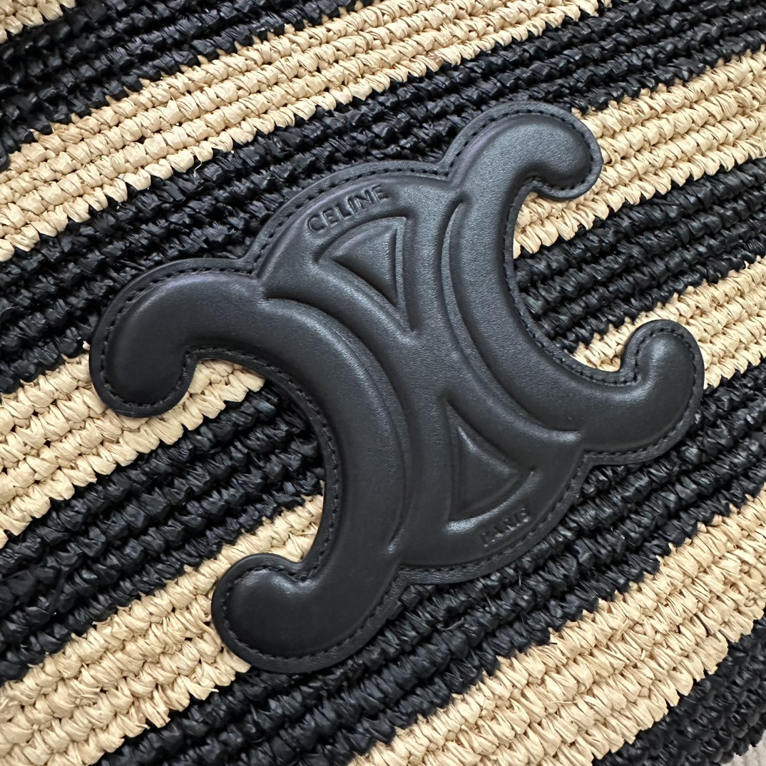[TOP] CELINE Hand Woven Handbag 22×30×14cm/21.5x22x13cm