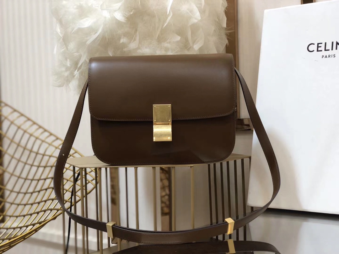 [TOP] CELINE Classic Box Bag 24CM - 2 Colour