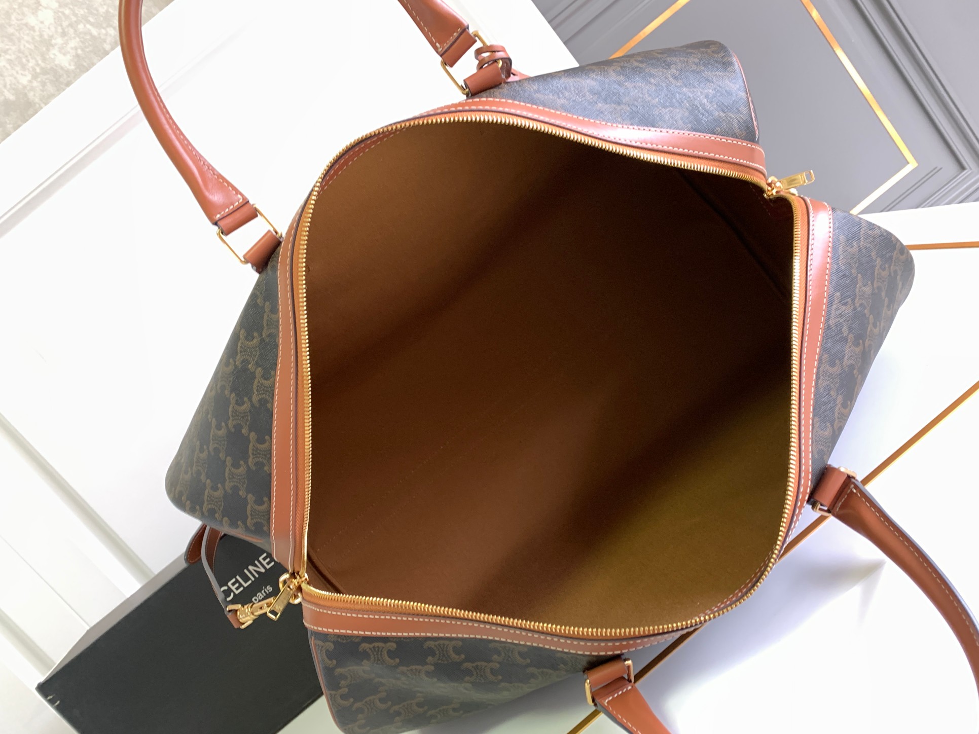 [TOP] CELINE Voyage Printed Travel Bag 50×28×22.5cm