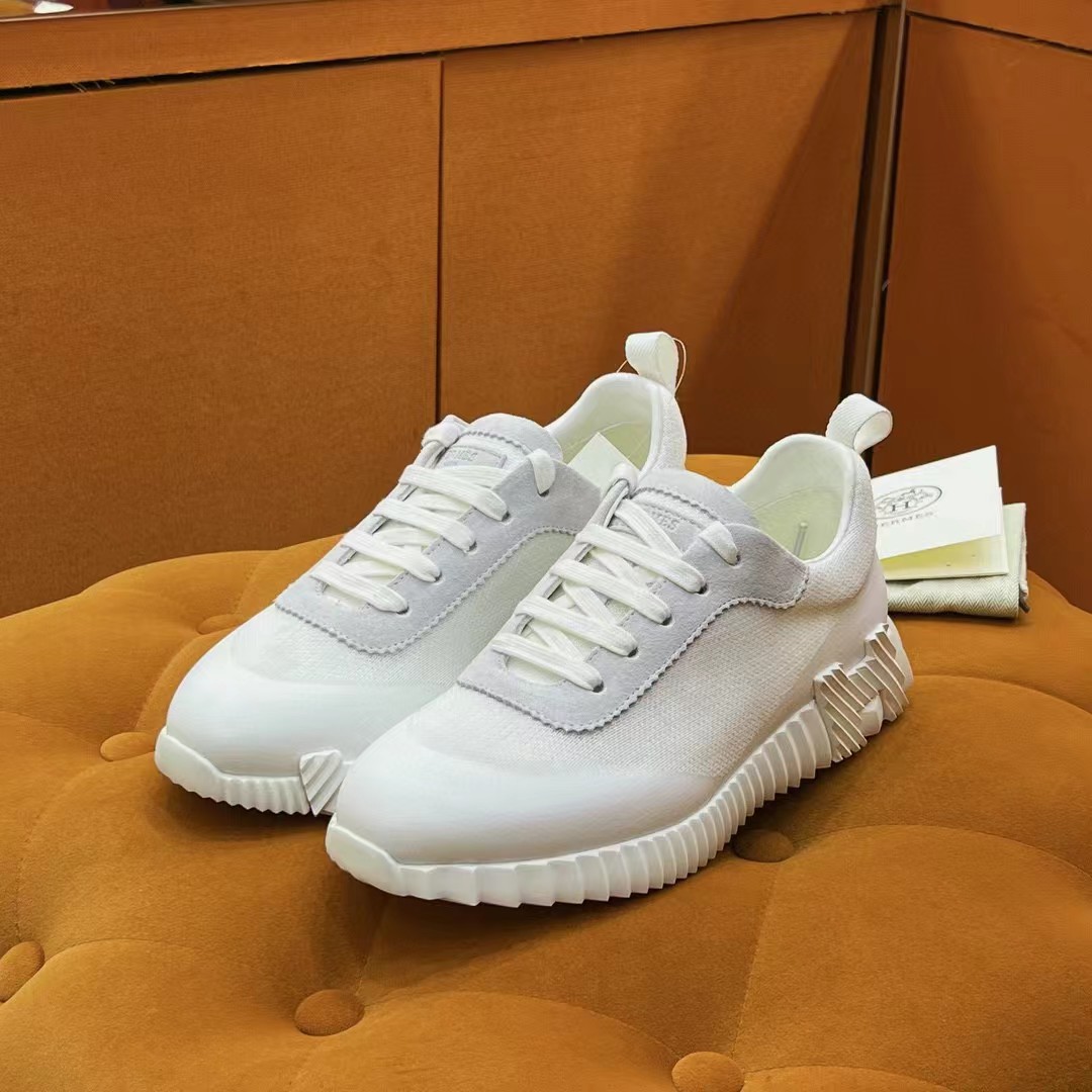 [TOP] HERMES Sneakers - White with 9 Different Logos