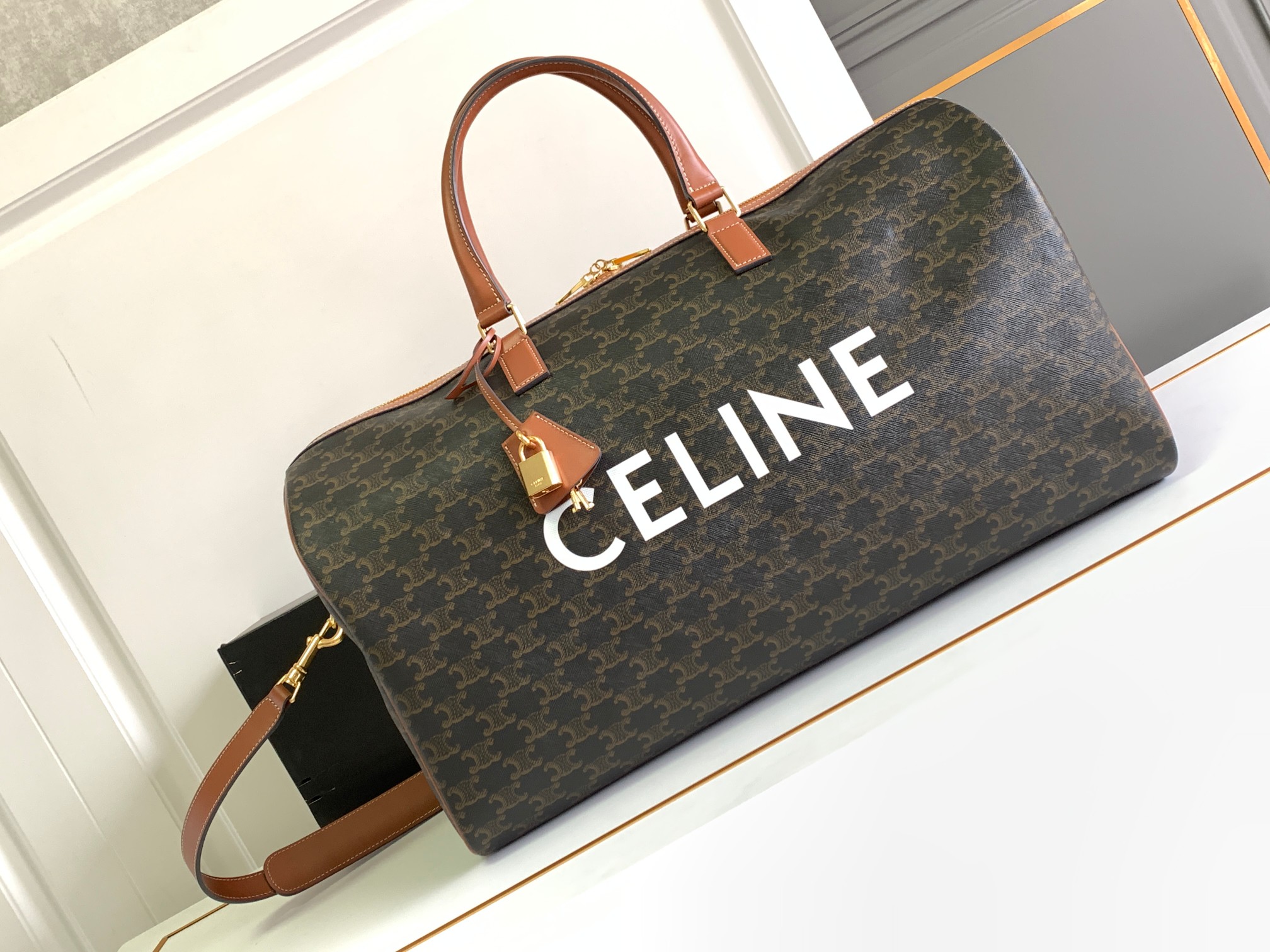 [TOP] CELINE Voyage Printed Travel Bag 50×28×22.5cm