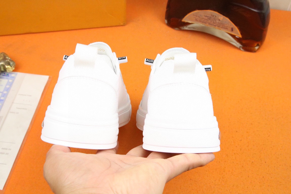 [TOP] Louis Vuitton LV New Casual Men's Shoes - White