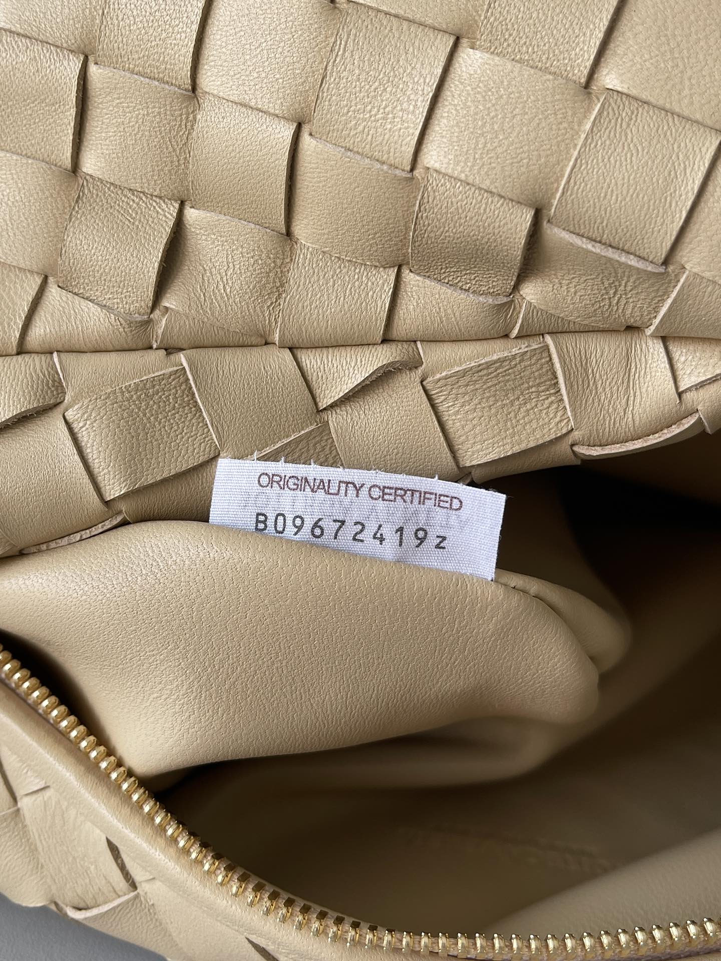 [TOP] Bottega Veneta BV Jodie Bag Teen 36x21x13cm - Beige