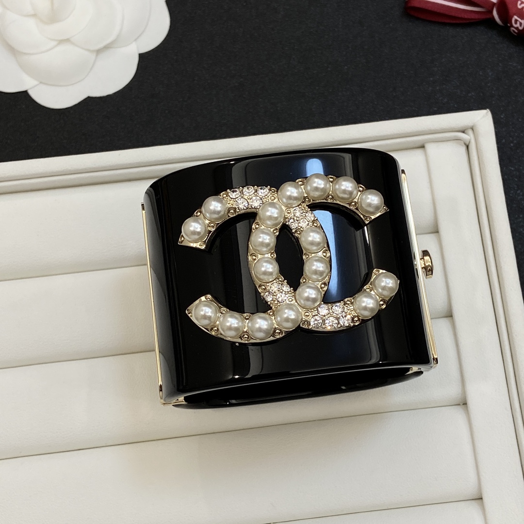 [TOP] CHANEL Bracelet - Black - 711 Luxury