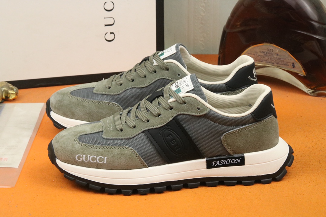 [TOP] GUCCI  Men's Sports Shoes -2 Colors