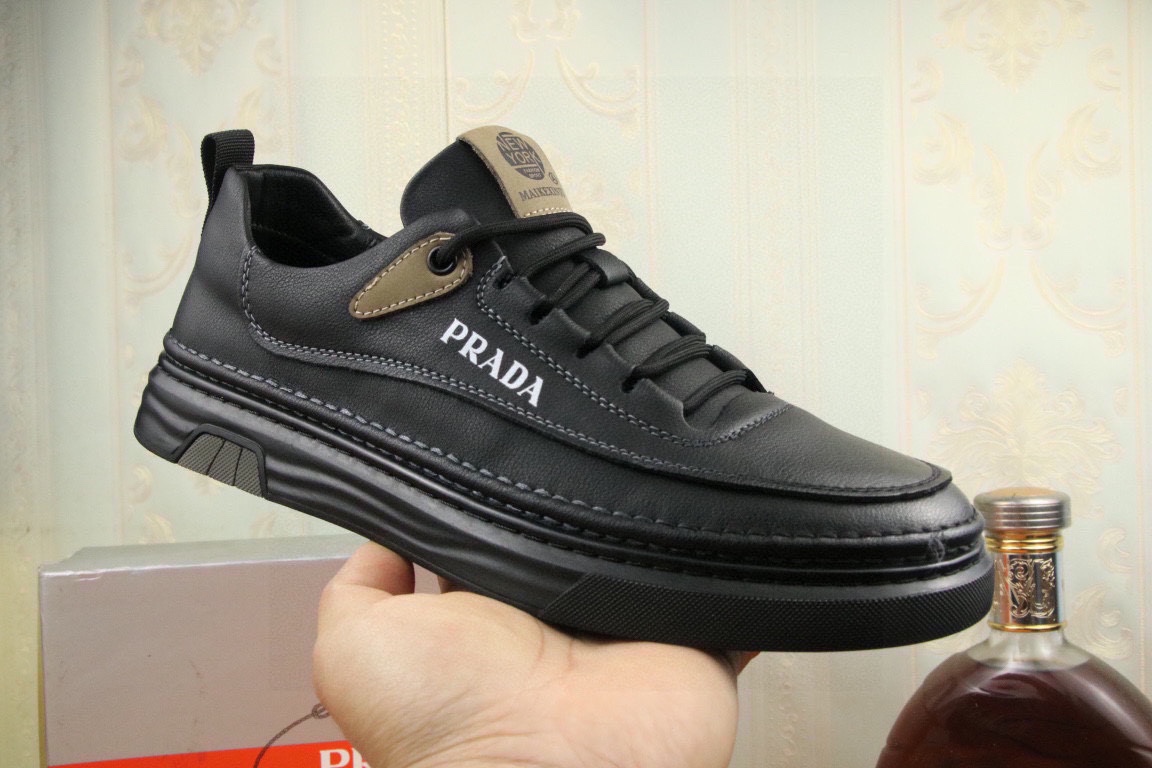[TOP] PRADA New Casual Leather Shoes - 2 Colors