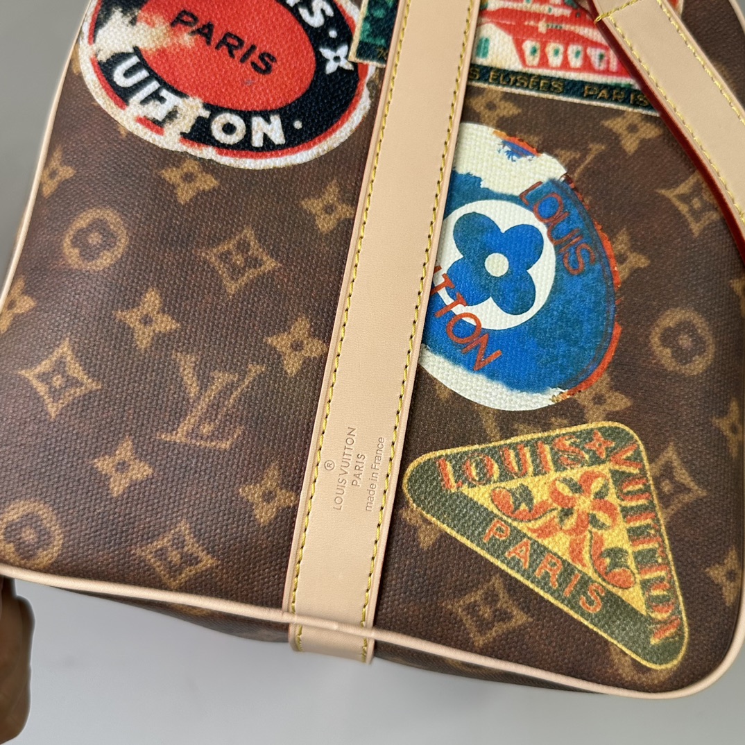 [TOP] Louis Vuitton LV Keepall Bandoulière 45 Handbag 45 x 27 x 20 cm- GHW