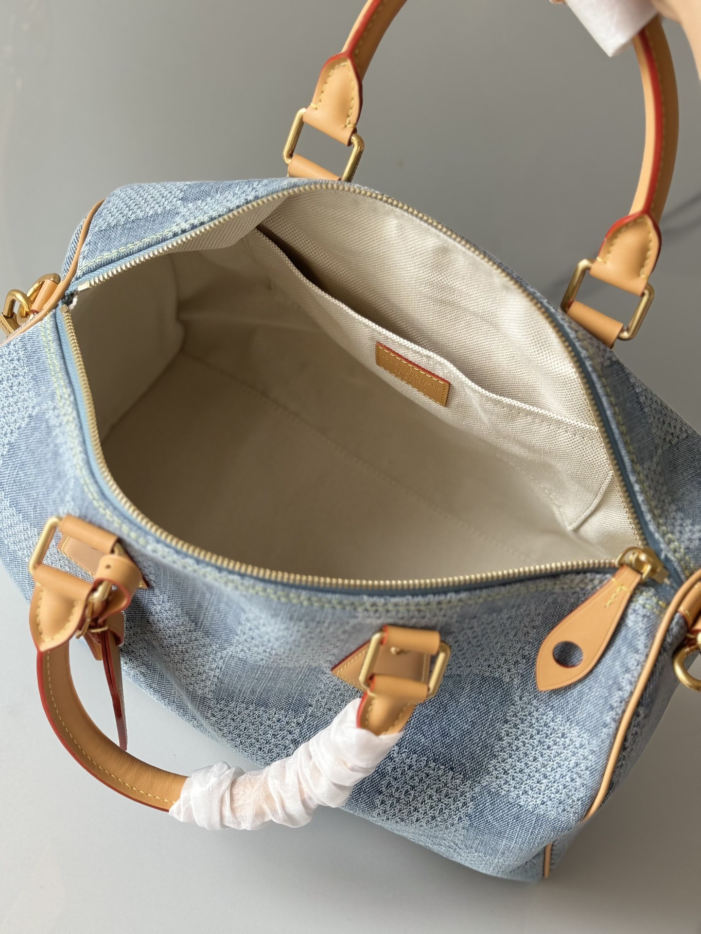 [TOP] Louis Vuitton LV Speedy 40 Bandoulière Bag 40 x 26 x 23 cm - Blue