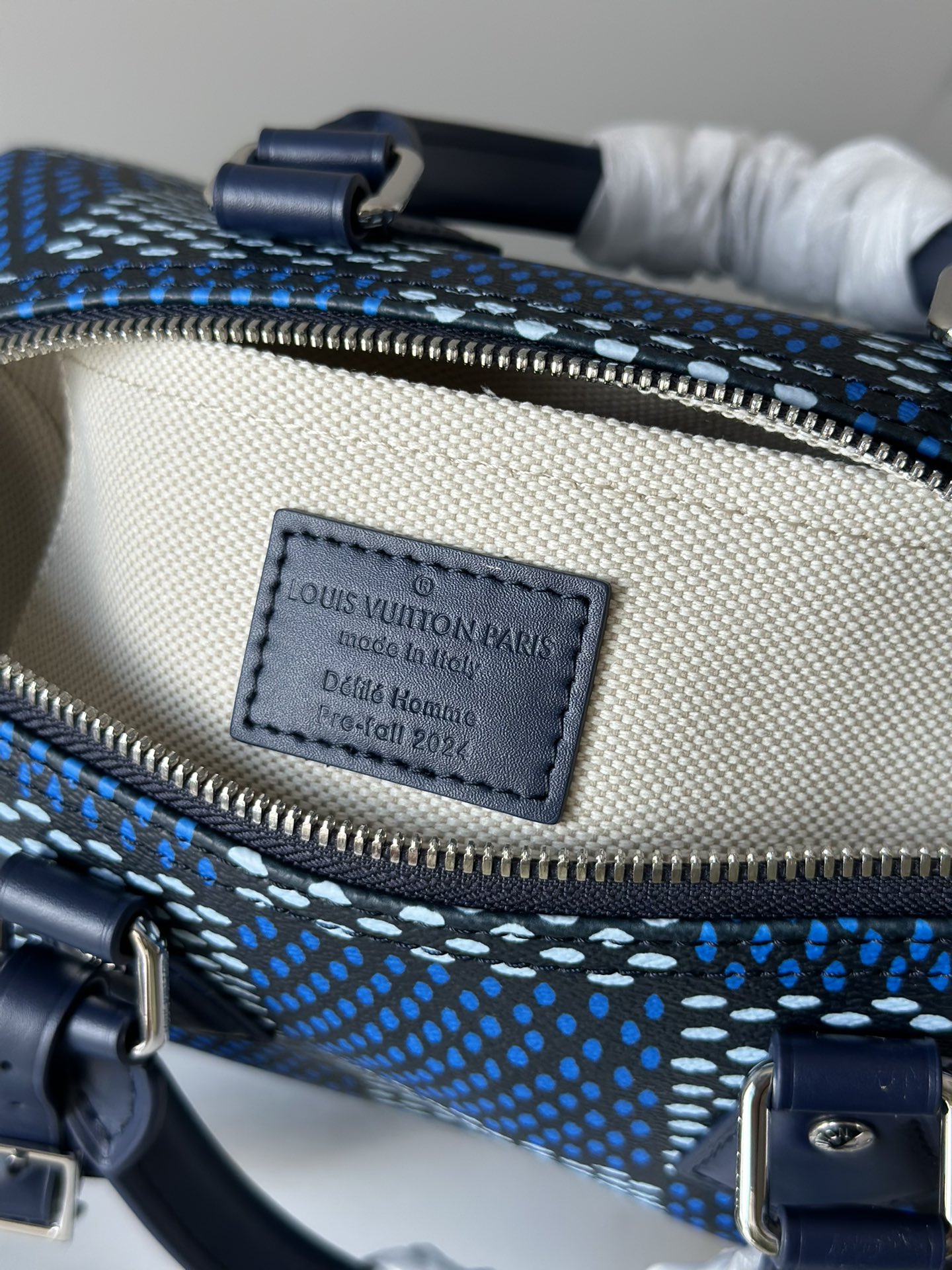 [TOP] Louis Vuitton LV Speedy 25 Bandoulière Bag 25x15x15cm -Blue