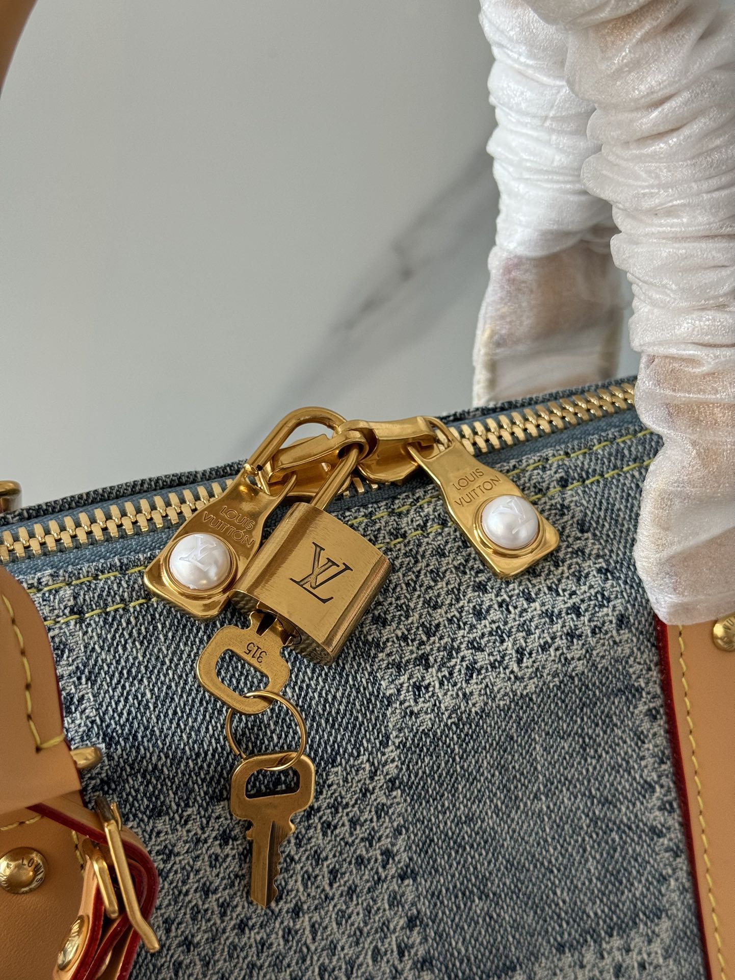 [TOP] Louis Vuitton LV Keepall Bandoulière 50 Handbag  50 x 29 x 23 cm- GHW