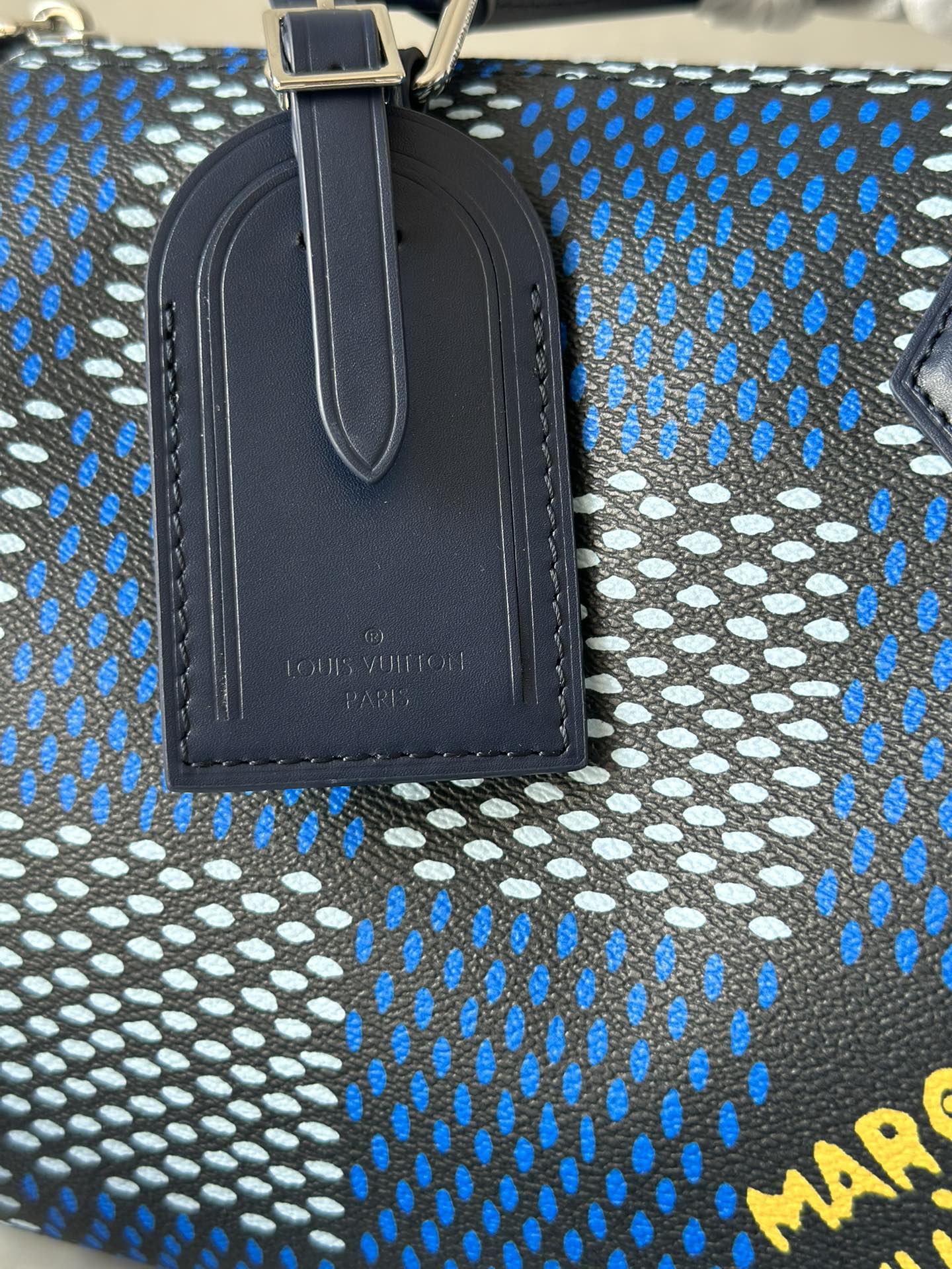 [TOP] Louis Vuitton LV Speedy 25 Bandoulière Bag 25x15x15cm -Blue