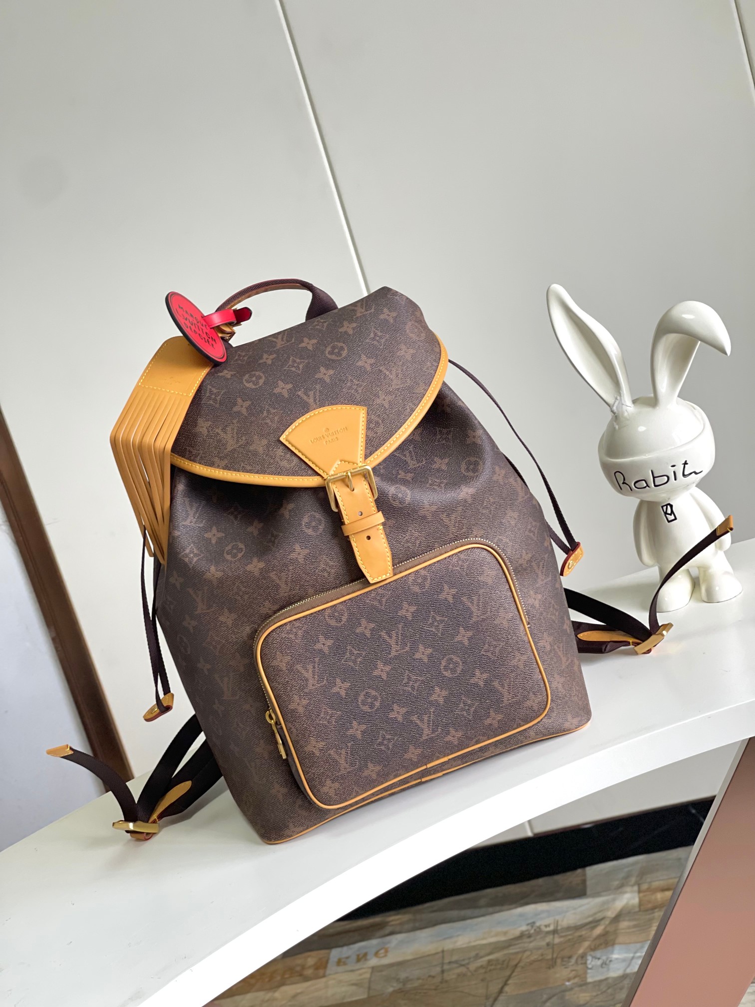 [TOP] Louis Vuitton LV Montsouris Backpack  32 x 40 x 19 cm-Brown