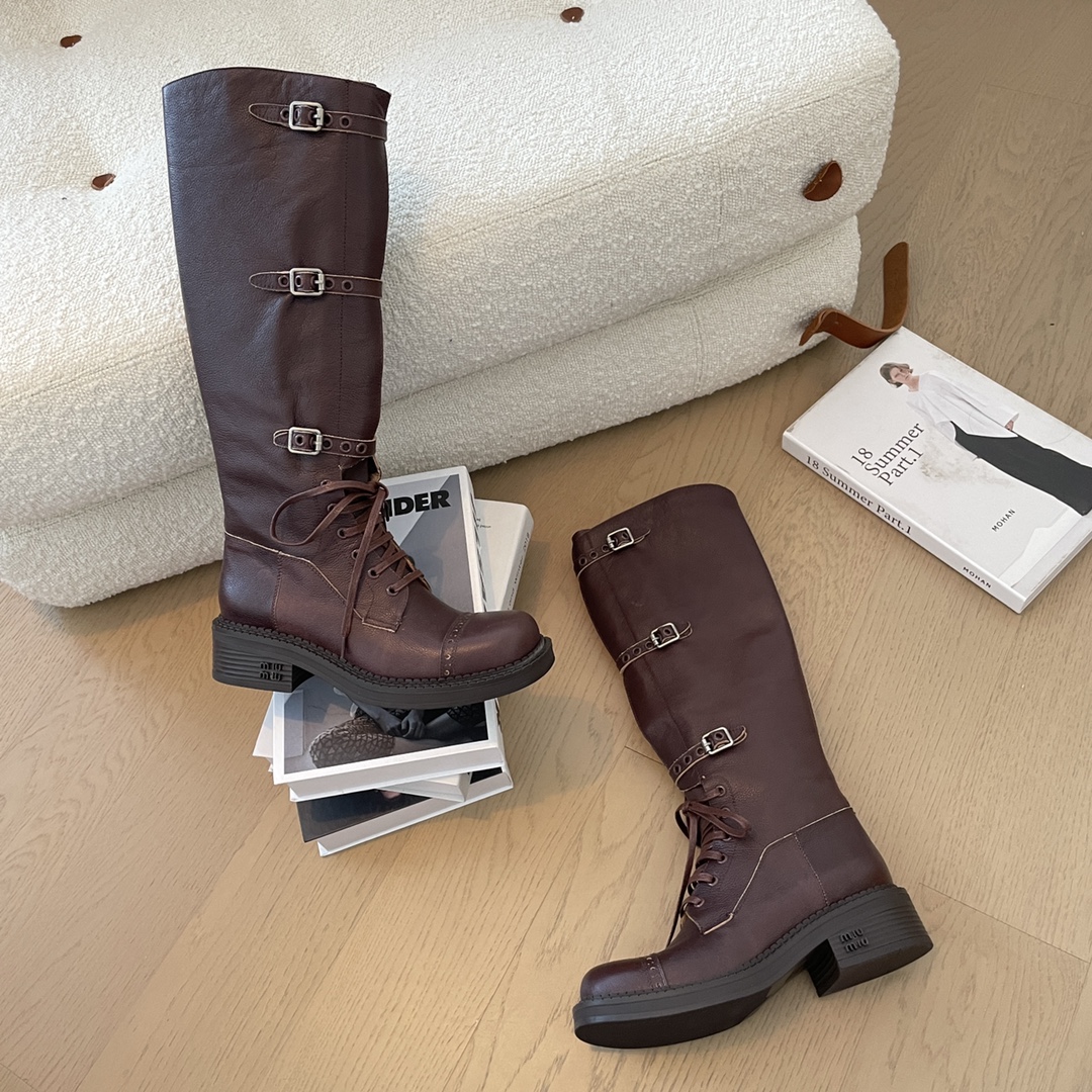 [TOP] Miu Miu Long Boots - 2 Color