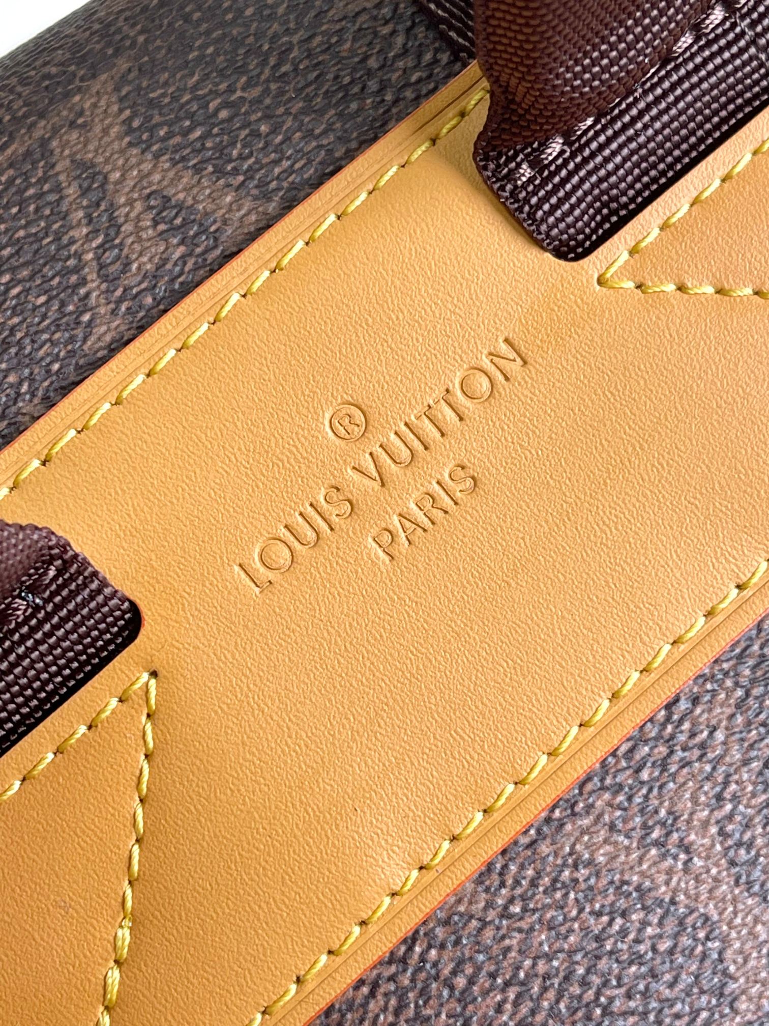 [TOP] Louis Vuitton LV Montsouris Backpack  32 x 40 x 19 cm-Brown