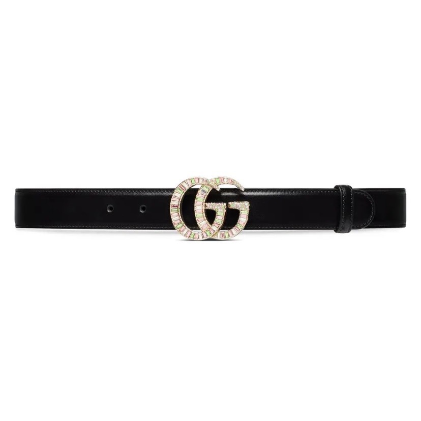 [TOP] GUCCI Classic Leather Belt - Black - 3.0cm